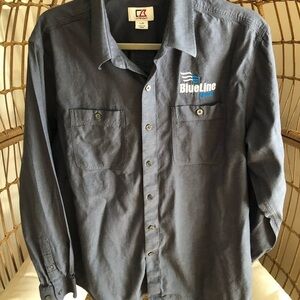 Cutter & Buck Steel Blue button down